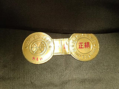 平和屋着物●西陣　白綾苑大庭　六通柄袋帯　唐織　藤花彩麗　金糸　証紙付き　正絹　逸品　CABG3150dy