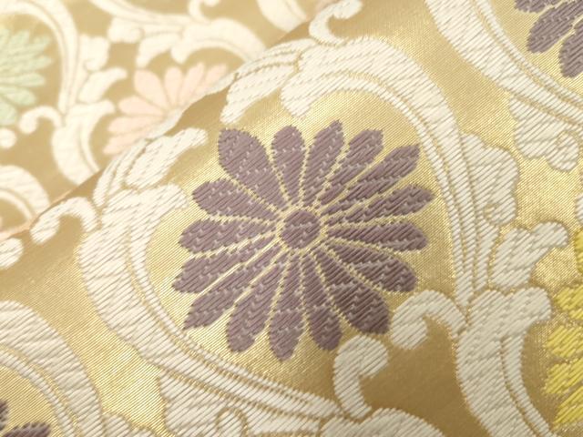 平和屋着物●六通柄袋帯　京唐織　名宝之宴　正絹　逸品　CABG3168dy