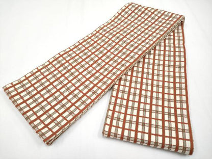 平和屋着物●半幅帯　吉野間道　CABG3215tx