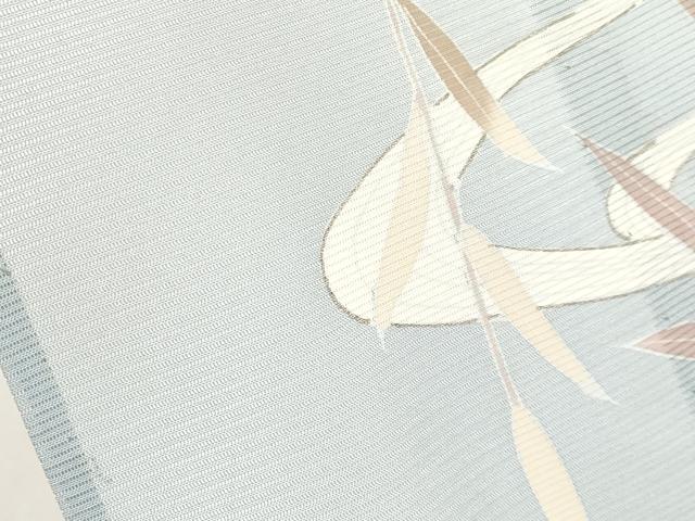 平和屋着物＊夏物　訪問着　絽　流水草花文　暈し染め　正絹　逸品　CABG3226tx
