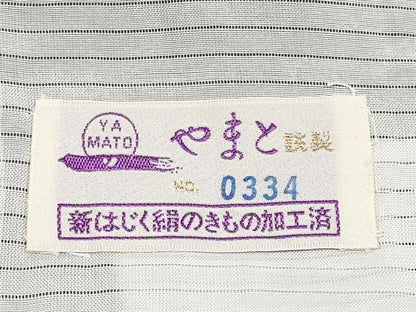平和屋着物＊夏物 訪問着 手描き 鷺草 金彩 やまと誂製 CABG3228tx