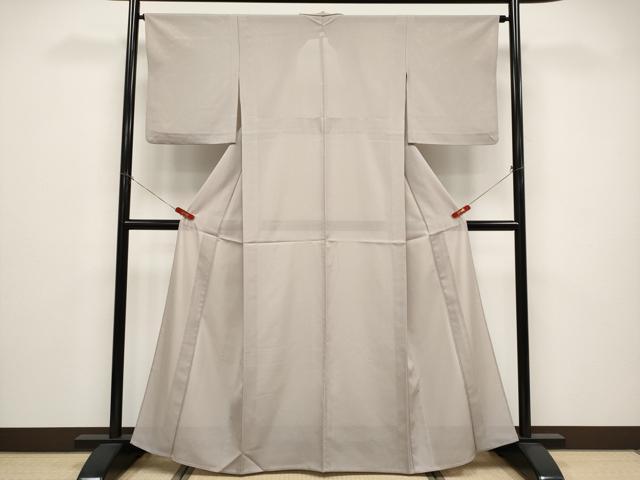 平和屋着物＊夏物 色無地 絽 胡桃染色地 正絹 逸品 CABG3234tx