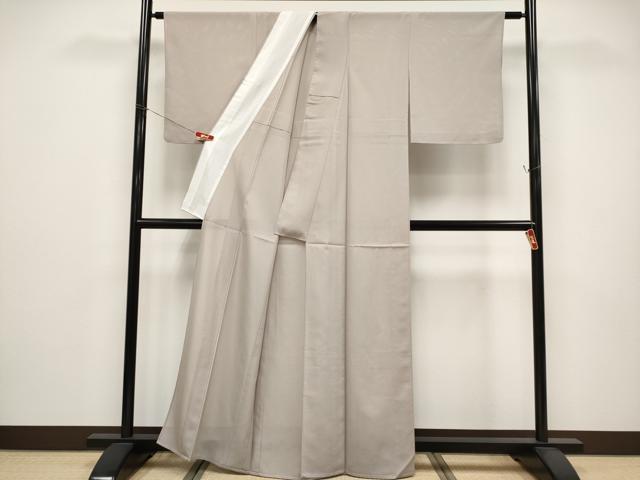 平和屋着物＊夏物 色無地 絽 胡桃染色地 正絹 逸品 CABG3234tx
