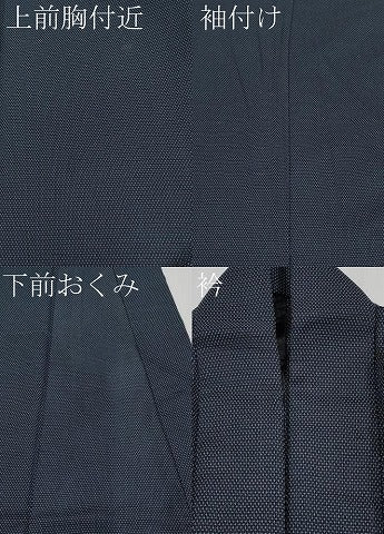 平和屋着物＊夏物 男性 お召 十字絣文様 正絹 逸品 CABG3236tx