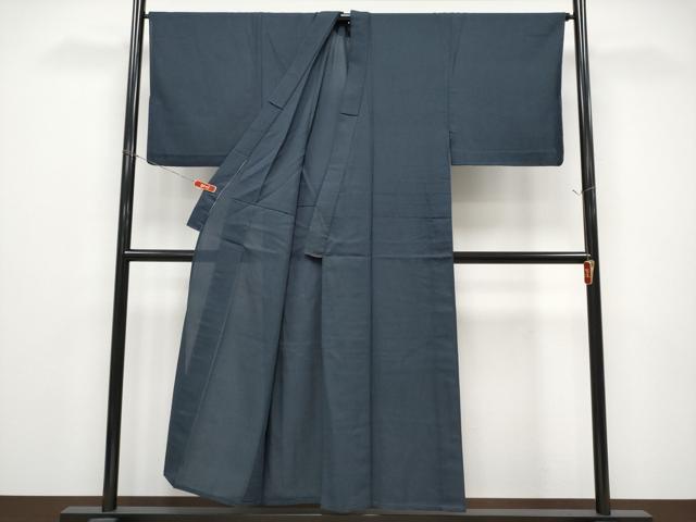平和屋着物＊夏物 男性 お召 十字絣文様 正絹 逸品 CABG3236tx