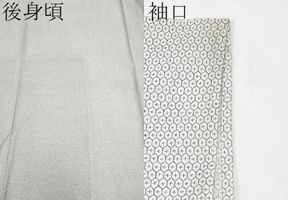 平和屋着物＊夏物 小紋 亀甲文様 洗える着物 CABG3244tx