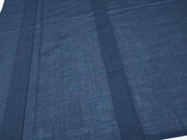 平和屋着物＊夏物 男性 紗紬 色無地 青褐色地 未使用 CABG3246tx