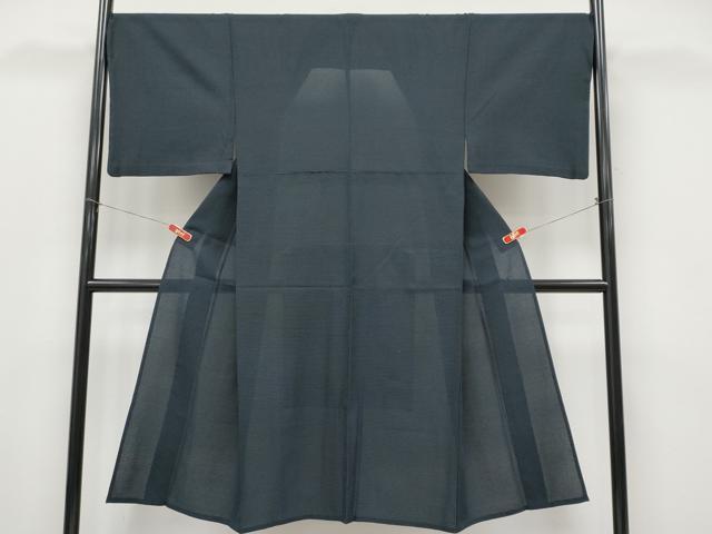 平和屋着物＊夏物 男性 お召 亀甲文様 正絹 逸品 CABG3247tx