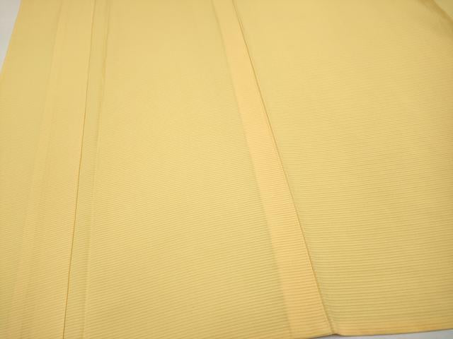 平和屋着物＊夏物 色無地 絽 支子色 正絹 逸品 未使用 CABG3251tx