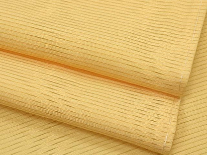 平和屋着物＊夏物 色無地 絽 支子色 正絹 逸品 未使用 CABG3251tx