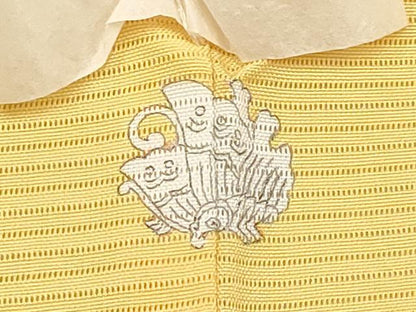 平和屋着物＊夏物 色無地 絽 支子色 正絹 逸品 未使用 CABG3251tx