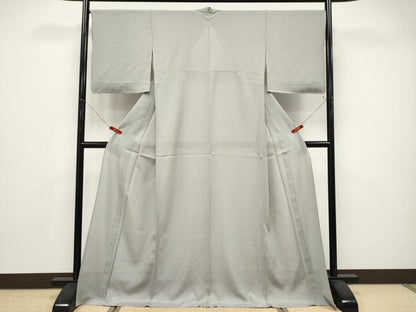 平和屋着物＊夏物 色無地 絽 利休白茶色 ロング丈 正絹 逸品 未使用 CABG3253tx