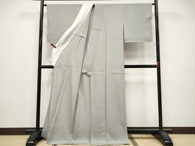 平和屋着物＊夏物 色無地 絽 利休白茶色 ロング丈 正絹 逸品 未使用 CABG3253tx