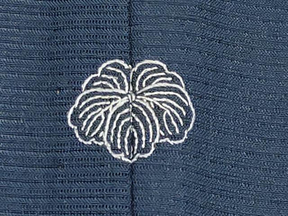 平和屋着物＊夏物 色留袖 紗 枝花文 枝花文 濃紺地 正絹 逸品 CABG3254tx