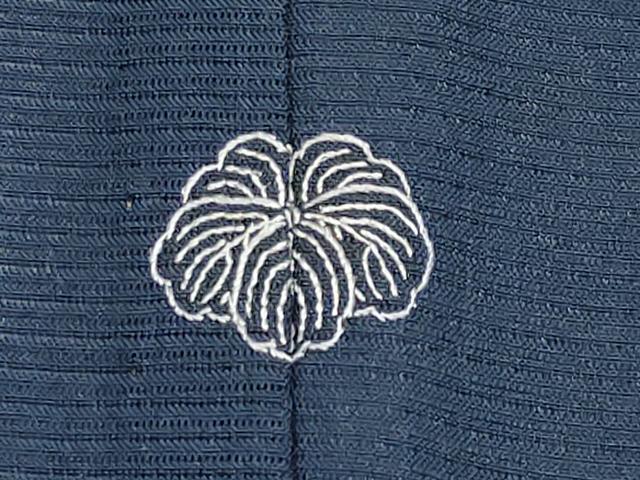 平和屋着物＊夏物 色留袖 紗 枝花文 枝花文 濃紺地 正絹 逸品 CABG3254tx