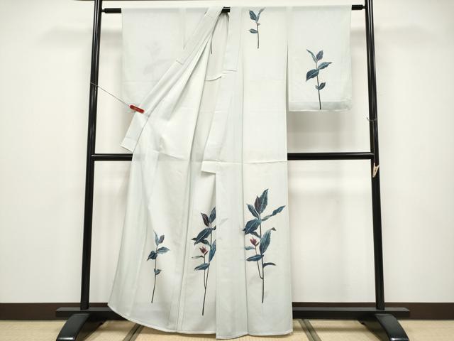 平和屋着物＊夏物 訪問着 絽 ろうけつ染め 枝花文 正絹 逸品 CABG3257tx