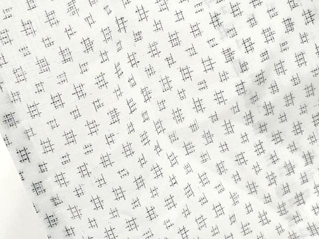 平和屋着物＊夏物 男性 上布 絣文様 麻 逸品 CABG3258tx