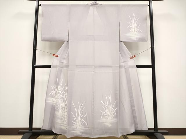 平和屋着物＊夏物　訪問着　絽　木賊文　正絹　逸品　CABG3280tx