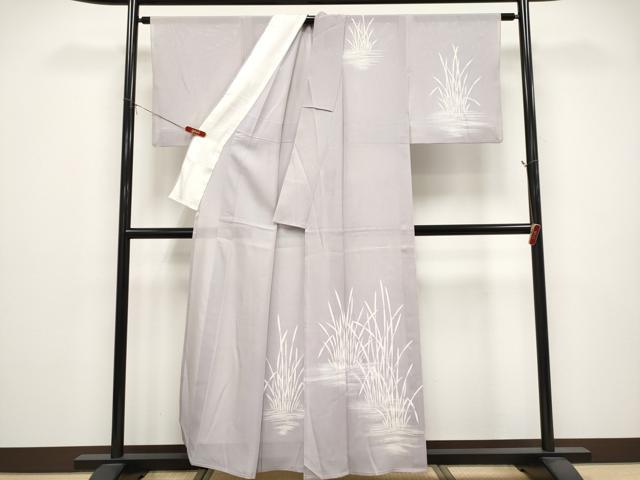 平和屋着物＊夏物　訪問着　絽　木賊文　正絹　逸品　CABG3280tx