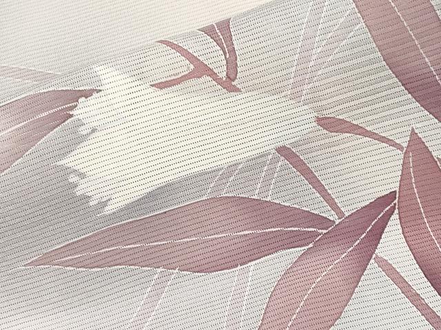 平和屋着物＊夏物　訪問着　絽　草花文　暈し染め　正絹　逸品　CABG3281tx