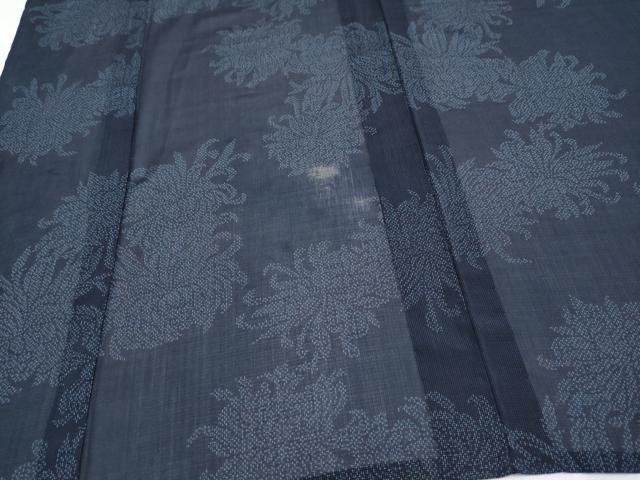 平和屋着物＊夏物　小紋　紗　乱菊　正絹　逸品　CABG3282tx