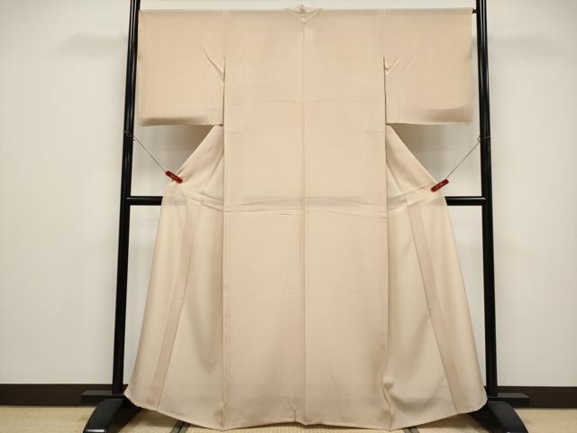 平和屋着物＊夏物　色無地　絽　洗柿色　正絹　逸品　CABG3285tx