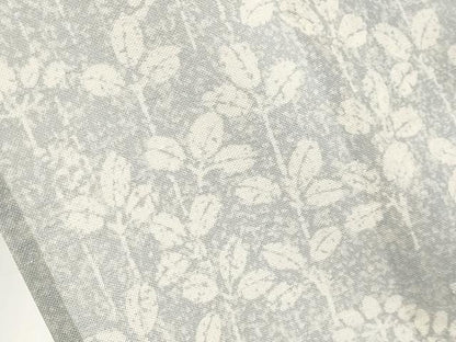 平和屋着物＊夏物　訪問着　紗紬　刺繍　草花文　銀糸　正絹　逸品　CABG3289tx