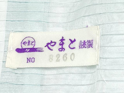 平和屋着物＊夏物　訪問着　絽　御所車霞花文　暈し染め　金彩　やまと誂製　洗える着物　CABG3312tx