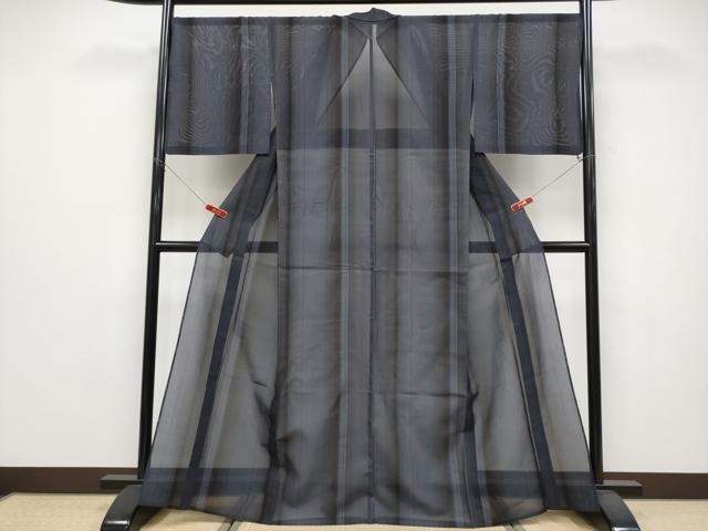 平和屋着物＊夏物　本場大島紬　夏大島　間道　正絹　逸品　CABG3319tx