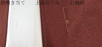 平和屋着物＊夏物　訪問着　絽　短冊草花文　金彩　洗える着物　CABG3323tx