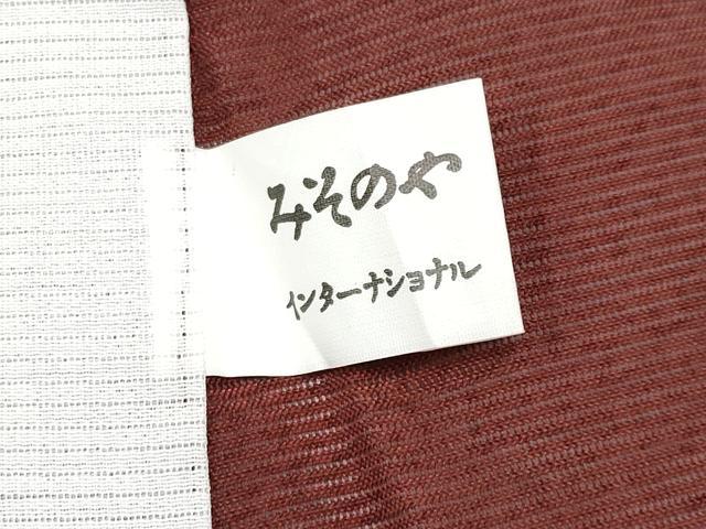 平和屋着物＊夏物　訪問着　絽　短冊草花文　金彩　洗える着物　CABG3323tx