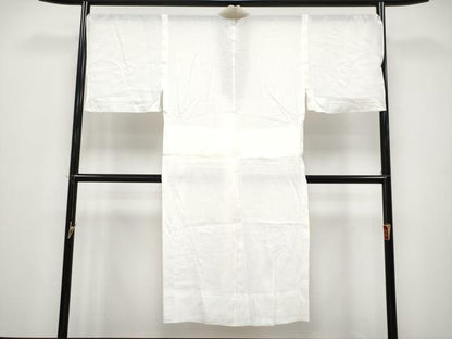 平和屋着物＊夏物　長襦袢　白地　麻　逸品　CABG3330tx
