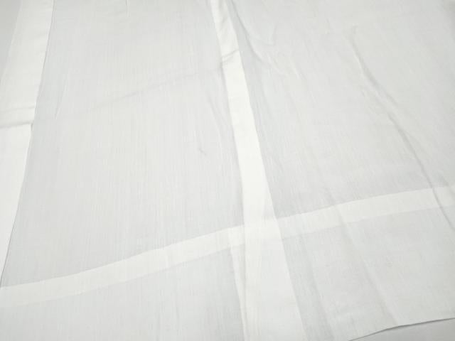 平和屋着物＊夏物　長襦袢　白地　麻　逸品　CABG3330tx