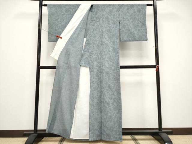 平和屋着物＊夏物　小紋　更紗唐草文　CABG3331tx