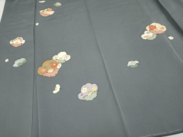 平和屋着物●訪問着　刺繍　椿花文　正絹　逸品　未使用　CABG3360tx