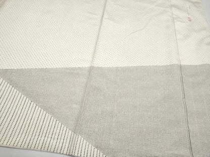 平和屋着物●二代目 川村久太郎　訪問着　本場染大島紬　刺繍　舞花びら　正絹　逸品　CABG3362tx