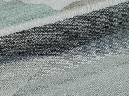 平和屋着物●能州紬　絲藝苑　上島洋山　訪問着　雲重ね文　正絹　逸品　CABG3365tx