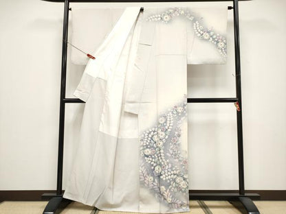 平和屋着物●越後十日町の一流染匠　桐屋・翠山工房　訪問着　辻が花　絞り　暈し染め　正絹　逸品　CABG3374tx