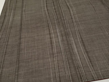 平和屋着物●本場大島紬　9マルキ　泥染め　間道　岩越絹織物謹製　証紙付き　正絹　逸品　CABG3376tx