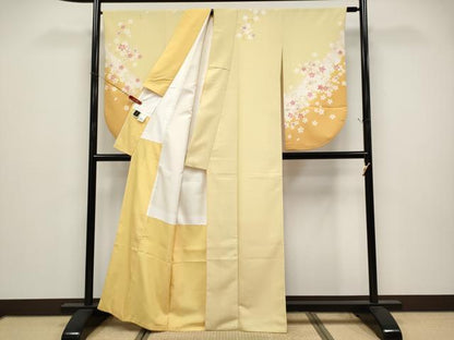 平和屋着物●ファッションブランド　hiromichi nakano　ヒロミチナカノ　小振袖　二尺袖　舞桜文　暈し染め　洗える着物　CABG3400tx