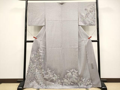 平和屋着物●天目織　訪問着　貴巧尊図　正絹　逸品　CABG3403tx