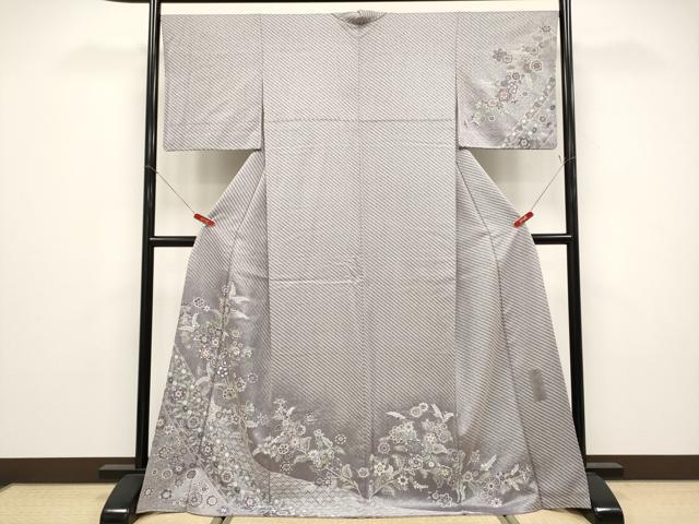 平和屋着物●天目織　訪問着　貴巧尊図　正絹　逸品　CABG3403tx