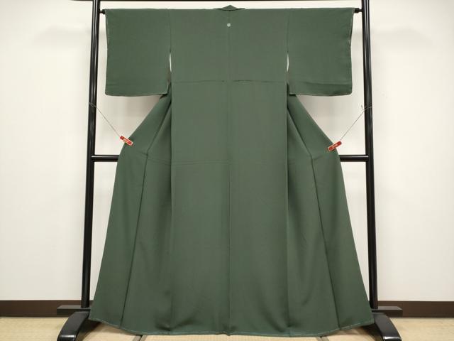 平和屋着物●上質な色無地　仙斎茶色　正絹　逸品　未使用　CABG3423tx