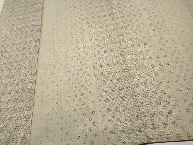 平和屋着物●結城紬 100亀甲 間道 正絹 逸品 CABG3425tx