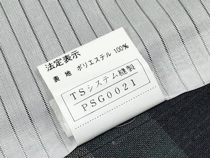 平和屋着物＊夏物　小紋　紗　横段文　洗える着物　CABG3435tx