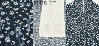 平和屋着物＊夏物　小紋　絽　舞花文　正絹　逸品　CABG3451tx