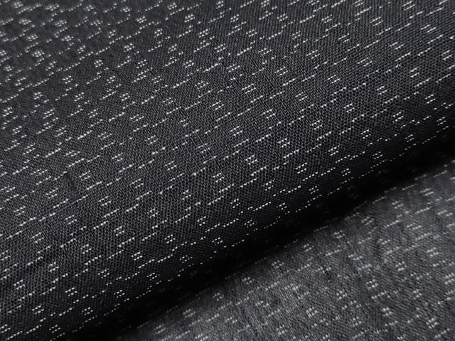 平和屋着物＊夏物　紗紬　霞文　正絹　逸品　CABG3459tx