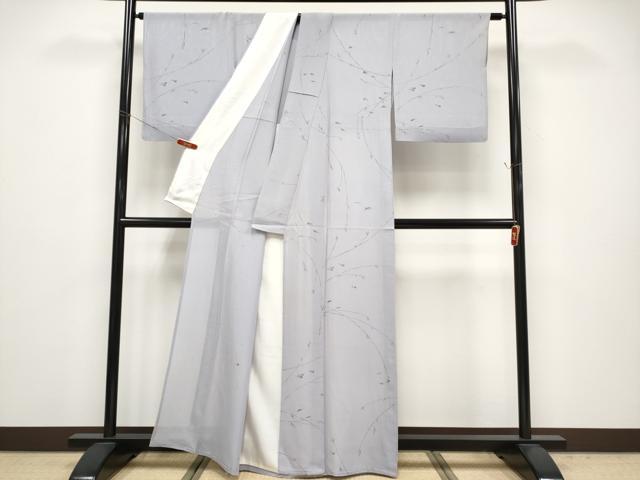 平和屋着物＊夏物 小紋 絽 成り物 正絹 逸品 CABG3462tx