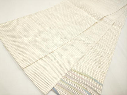 平和屋着物＊夏物 太鼓柄袋帯 絽綴れ 霞文 金銀糸 正絹 逸品 CABG3466tx