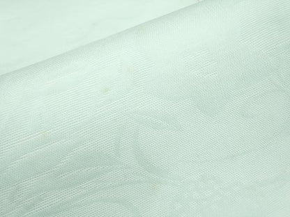 平和屋着物＊夏物　九寸開き名古屋帯　草花文　錆青磁色　正絹　逸品　CABG3476tx
